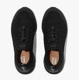 FitFlop VITAMIN FF METAL-POP KNIT Womens Trainers Black/Silver