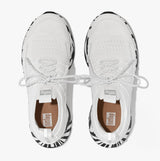 FitFlop VITAMIN FF Womens Knit Sport Trainers Urban White Mix