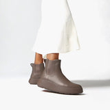 FitFlop F-MODE FLATFORM Womens Chelsea Boots Minky Grey