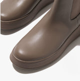 FitFlop F-MODE FLATFORM Womens Chelsea Boots Minky Grey