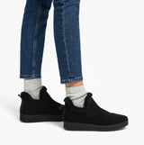 FitFlop RALLY SHEARLING-LINED Womens Trainers All Black