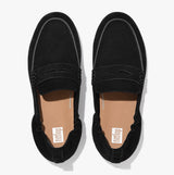 FitFlop ALLEGRO SUEDE Womens Penny Loafers All Black