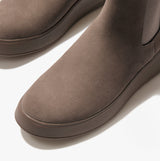 FitFlop F-MODE SUEDE FLATFORM Womens Chelsea Boots Minky Grey