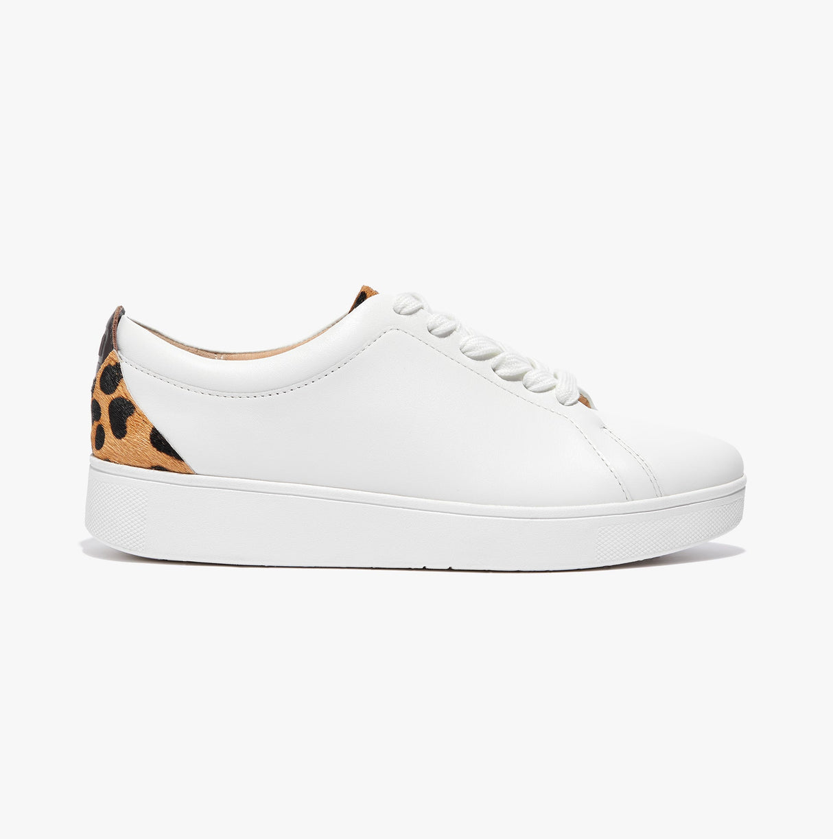 FitFlop RALLY LEOPARD-BACK Womens Trainers Urban White/Leopard