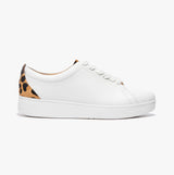 FitFlop RALLY LEOPARD-BACK Womens Trainers Urban White/Leopard