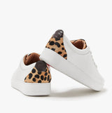 FitFlop RALLY LEOPARD-BACK Womens Trainers Urban White/Leopard