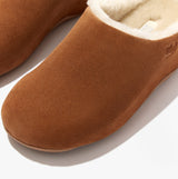 FitFlop SHUV Womens Lined Suede Clogs Light Tan