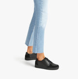 FitFlop RALLY PANEL Womens Leather Trainers All Black