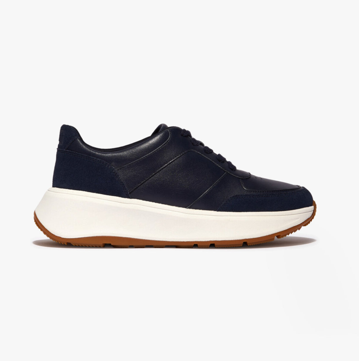 FitFlop F-MODE Womens Flatform Trainers Urban Midnight Navy