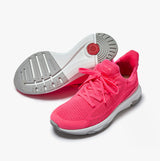 FitFlop VITAMIN FFX Womens Knit Sport Trainers Pop Pink
