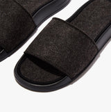 FitFlop iQUSHION e01 FELT Womens Slides All Black