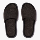 FitFlop iQUSHION e01 FELT Womens Slides All Black