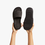 FitFlop iQUSHION e01 FELT Womens Slides All Black