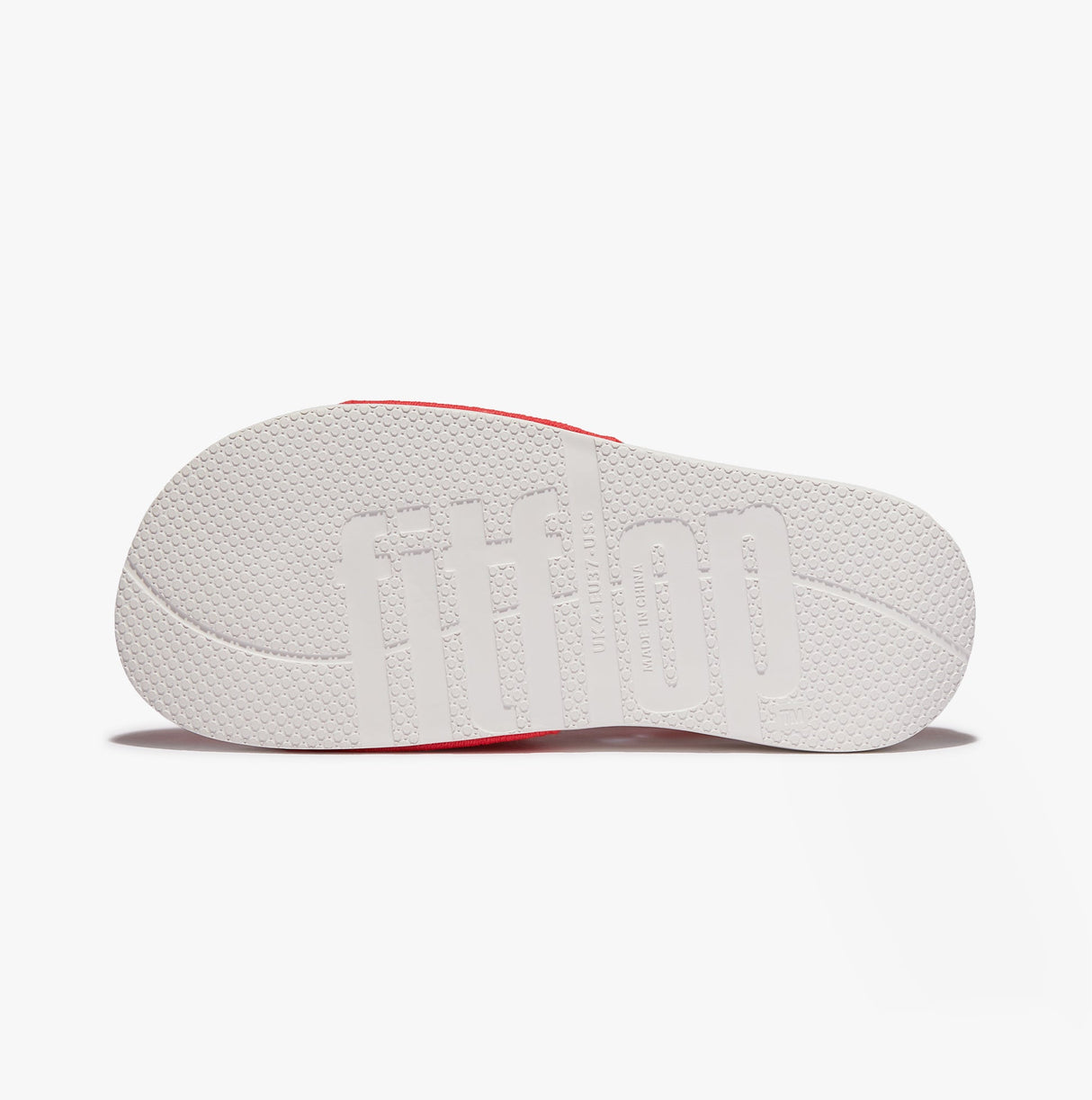 FitFlop IQUSHION E01 Womens Slides Neon Orange