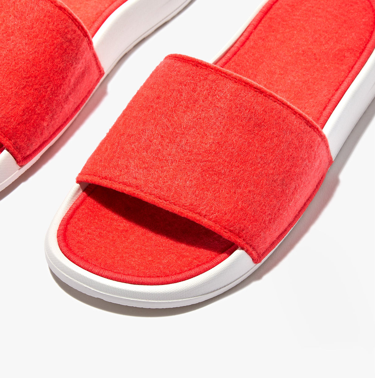 FitFlop IQUSHION E01 Womens Slides Neon Orange