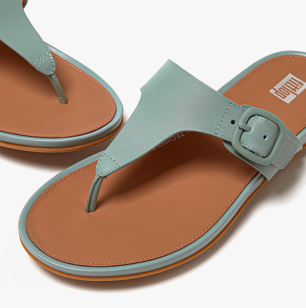 FitFlop GRACIE BUCKLE TOE-POST Womens Sandals Cool Blue