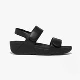 FitFlop LULU Womens Adjustable Back-Strap Sandals All Black