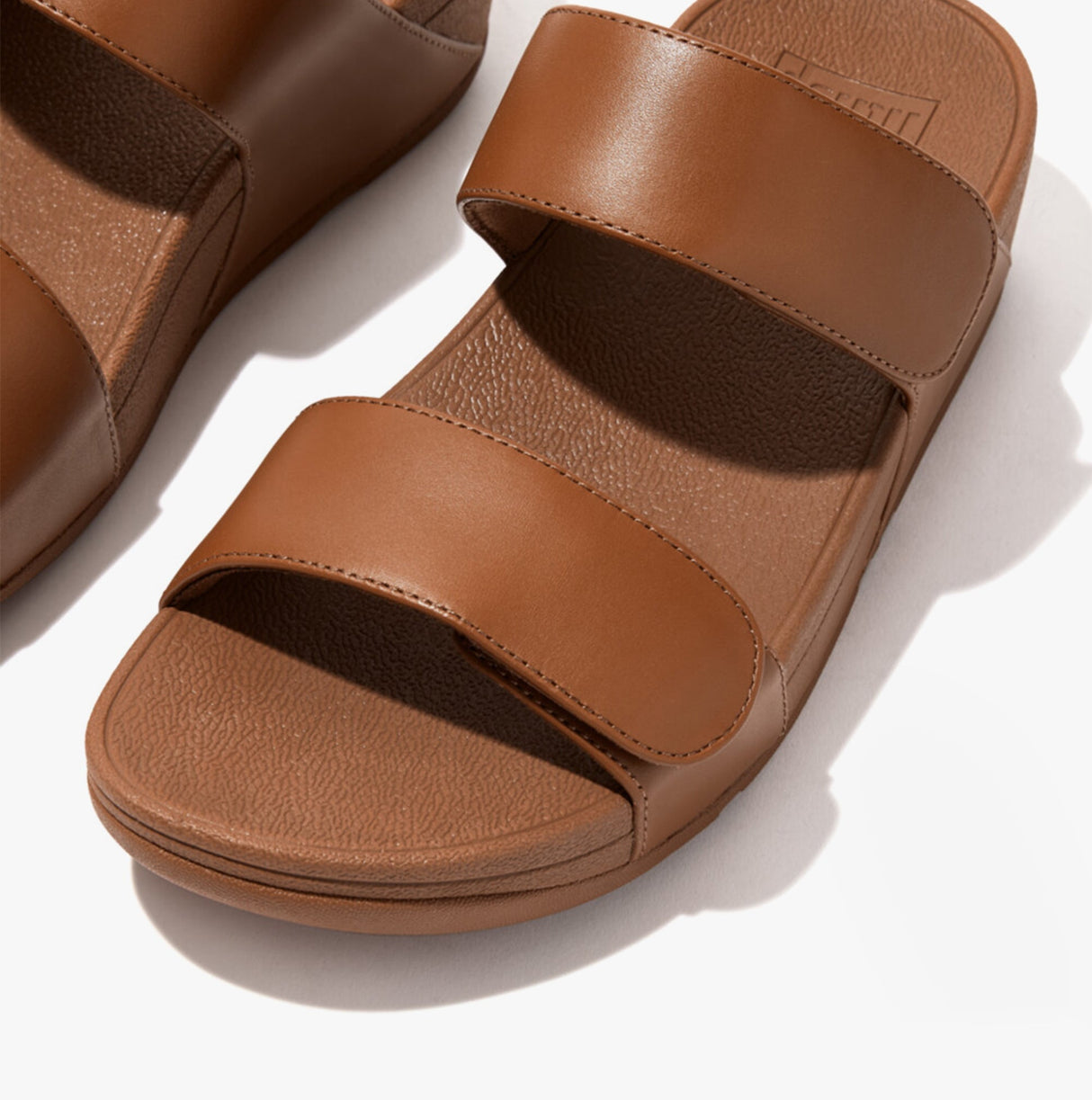 FitFlop LULU Womens Adjustable Back-Strap Sandals Light Tan