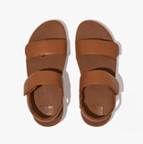 FitFlop LULU Womens Adjustable Back-Strap Sandals Light Tan