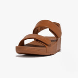 FitFlop LULU Womens Adjustable Back-Strap Sandals Light Tan