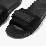 FitFlop iQUSHION ADJUSTABLE POOL Womens Slides All Black