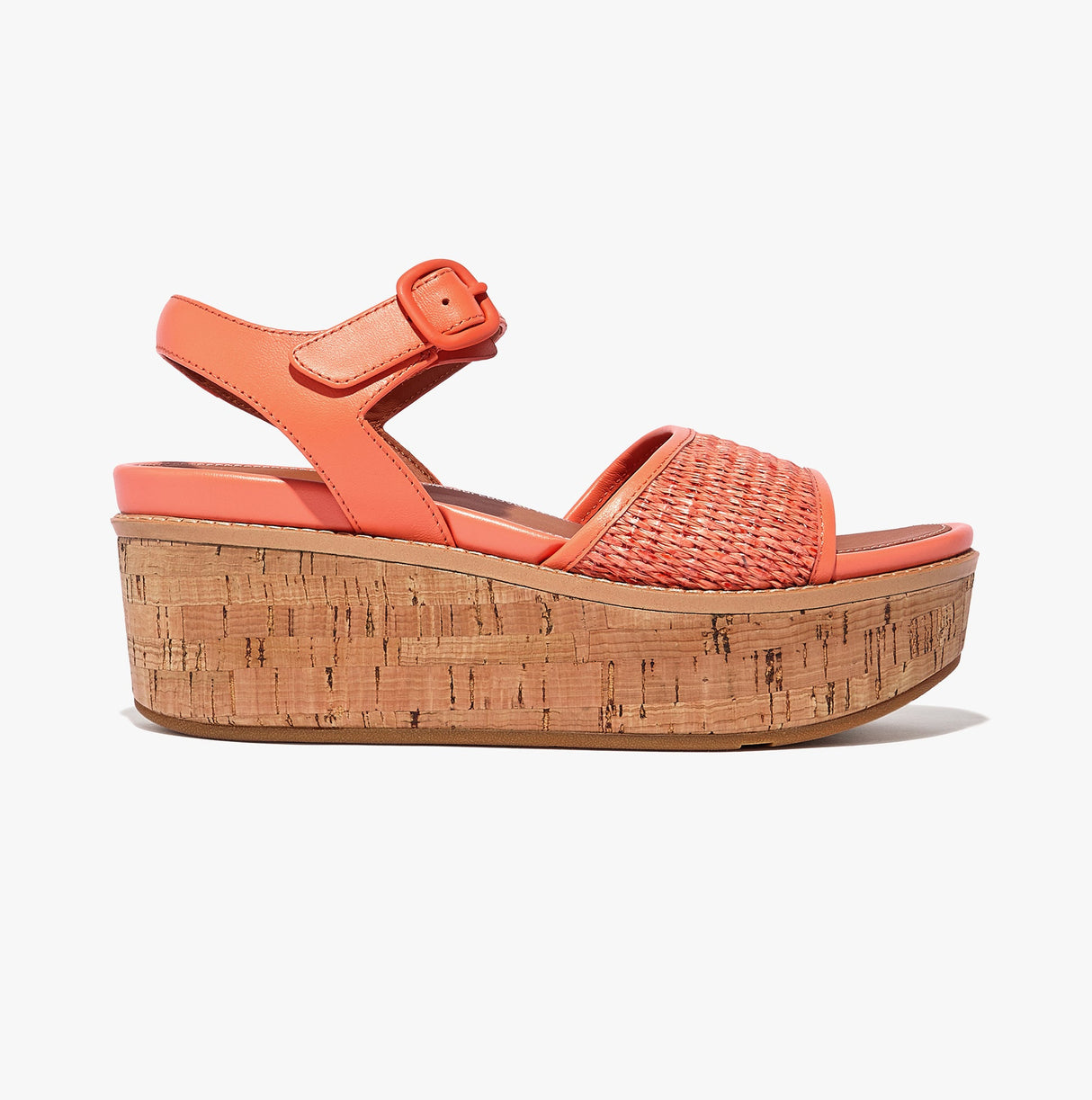 FitFlop ELOISE BACK-STRAP WEDGE Womens Sandals Sunshine Coral
