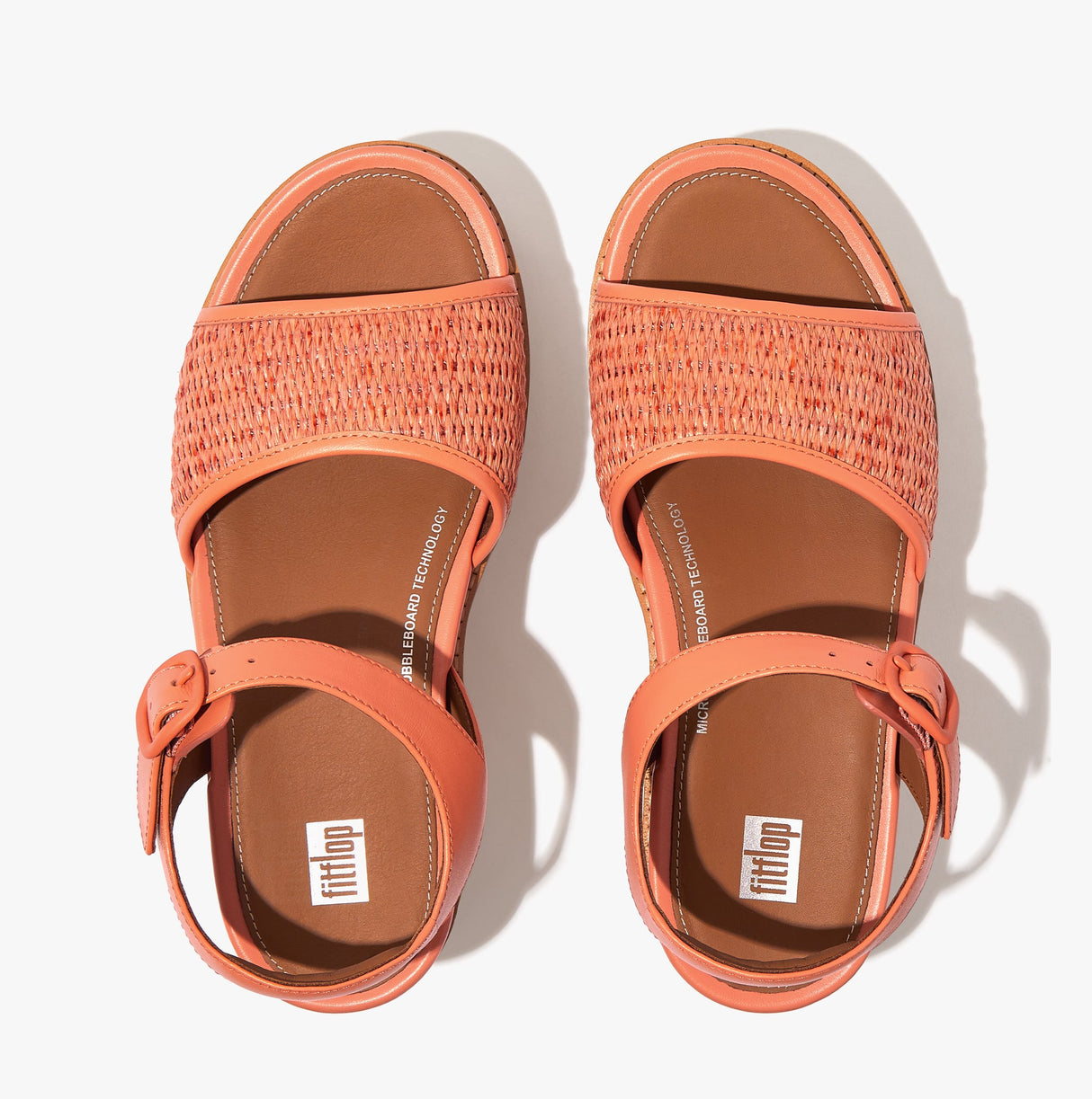 FitFlop ELOISE BACK-STRAP WEDGE Womens Sandals Sunshine Coral