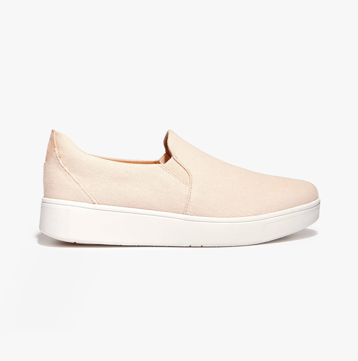 FitFlop RALLY CANVAS SLIP-ON SKATE Womens Trainers Rose Foam