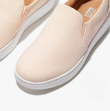 FitFlop RALLY CANVAS SLIP-ON SKATE Womens Trainers Rose Foam