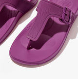 FitFlop iQUSHION ADJUSTABLE Womens Buckle Flip-Flops Miami Violet