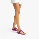 FitFlop iQUSHION ADJUSTABLE Womens Buckle Flip-Flops Miami Violet