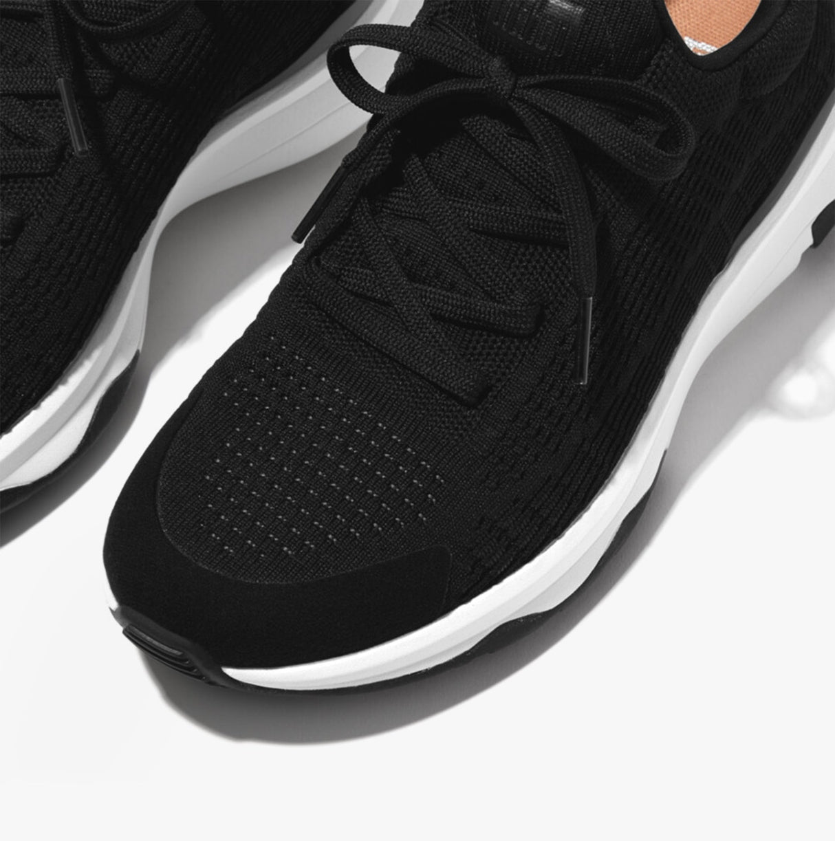 FitFlop VITAMIN FFX Womens Knit Sport Trainers Black Mix