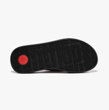 FitFlop F-MODE WOVEN-LEATHER Womens Slides Latte Tan