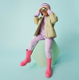 FitFlop WONDERWELLY Kids Rain Boots Pink Jam