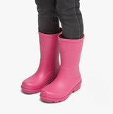 FitFlop WONDERWELLY Kids Rain Boots Pink Jam