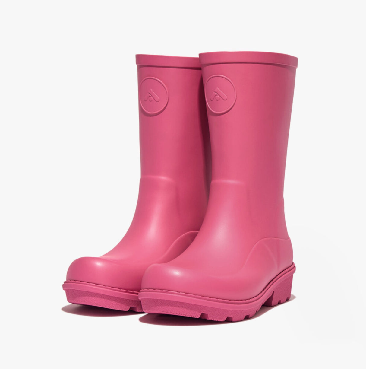 FitFlop WONDERWELLY Kids Rain Boots Pink Jam