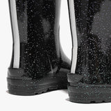 FitFlop WONDERWELLY Kids Rain Boots Black Glitter