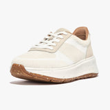 FitFlop F-MODE e01 KNIT FLATFORM Womens Trainers Urban White Mix