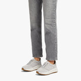 FitFlop F-MODE e01 KNIT FLATFORM Womens Trainers Tiptoe Grey