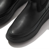 FitFlop F-MODE FLATFORM Womens Chelsea Boots All Black