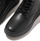 FitFlop F-MODE FLATFORM Womens Ankle Boots All Black