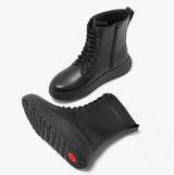 FitFlop F-MODE FLATFORM Womens Ankle Boots All Black