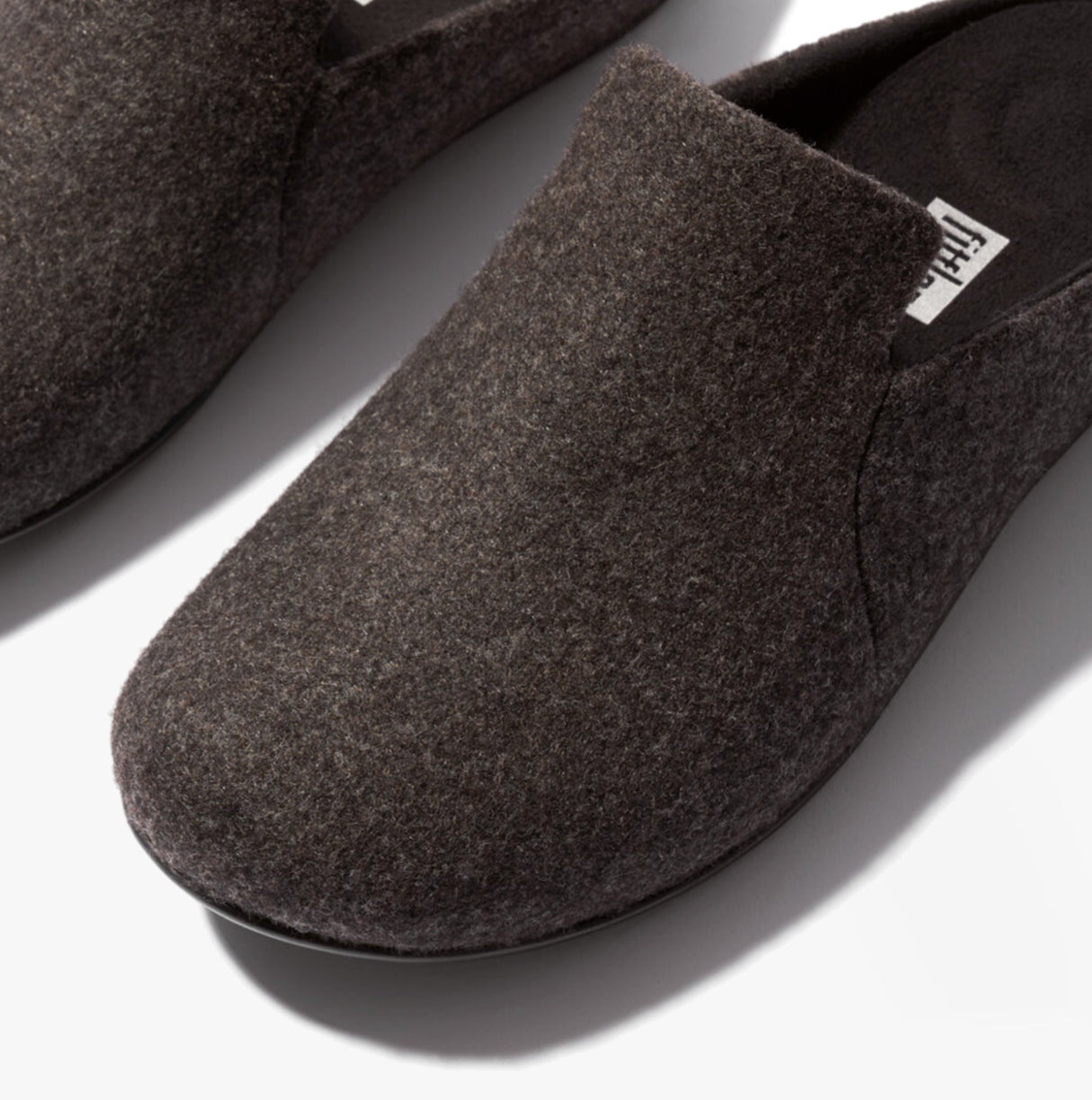 FitFlop CHRISSIE II HAUS E01 Womens Felt Slippers All Black