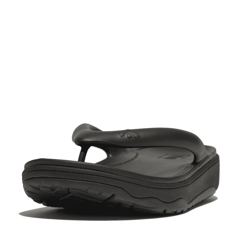 FitFlop RELIEFF RECOVERY Womens Toe Post Sandals Black