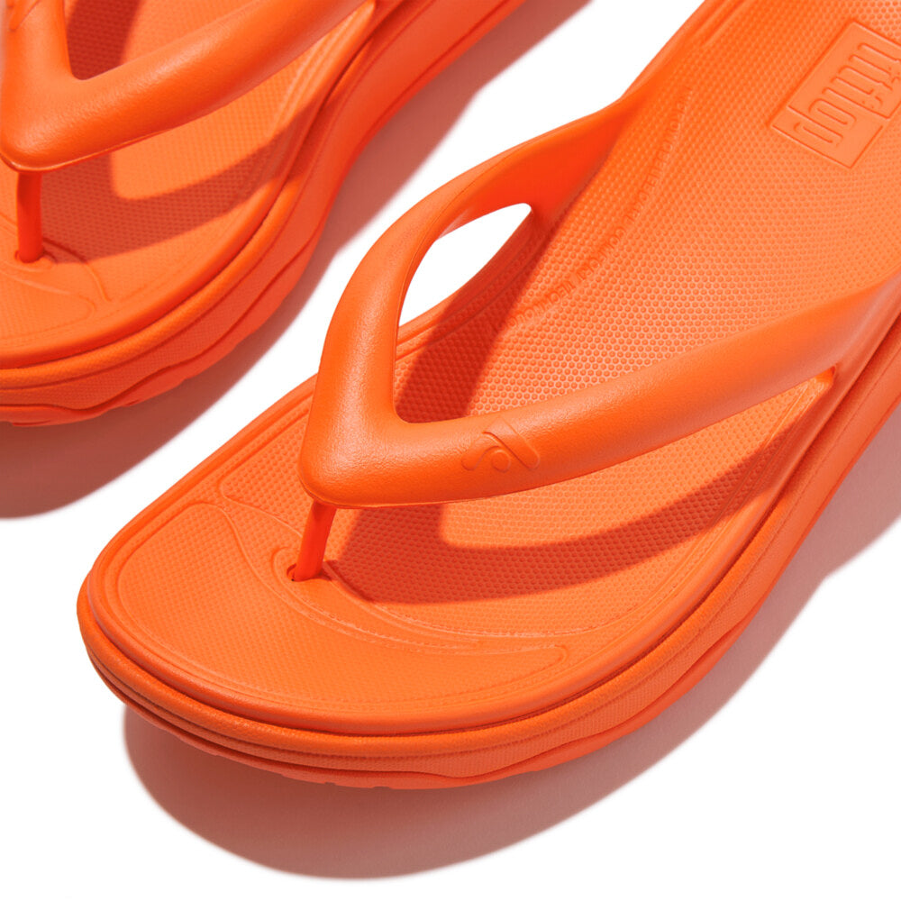 FitFlop RELIEFF RECOVERY Womens Toe Post Sandals Pop Orange