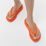 FitFlop RELIEFF RECOVERY Womens Toe Post Sandals Pop Orange