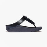 FitFlop FINO BAUBLE-BEAD Womens Toe Post Sandals Midnight Navy