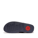 FitFlop FINO BAUBLE-BEAD Womens Toe Post Sandals Midnight Navy