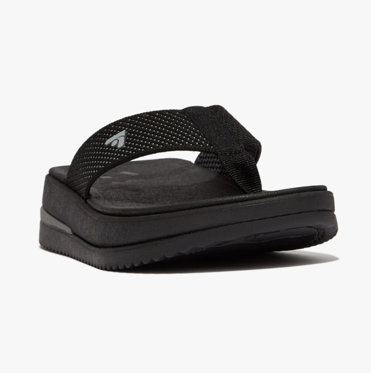 FitFlop SURFF TWO-TONE WEBBING Womens Toe Post Black