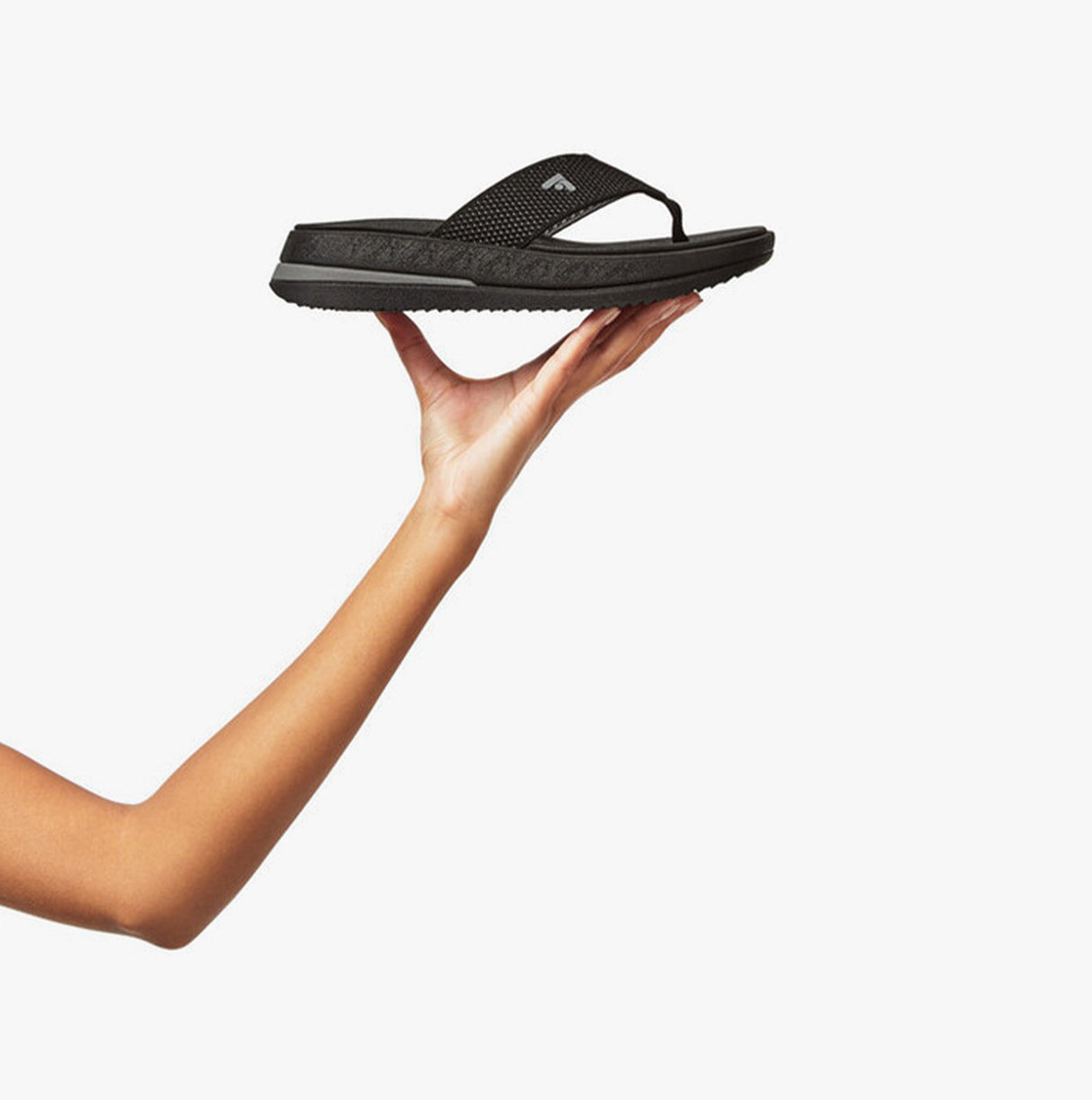 FitFlop SURFF TWO-TONE WEBBING Womens Toe Post Black